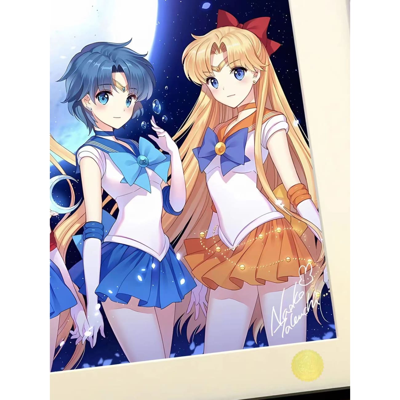 Xing Kong Studio - Usagi Tsukino, Ami Mizuno, Rei Hino, Makoto Kino & Minako Aino Poster Frame