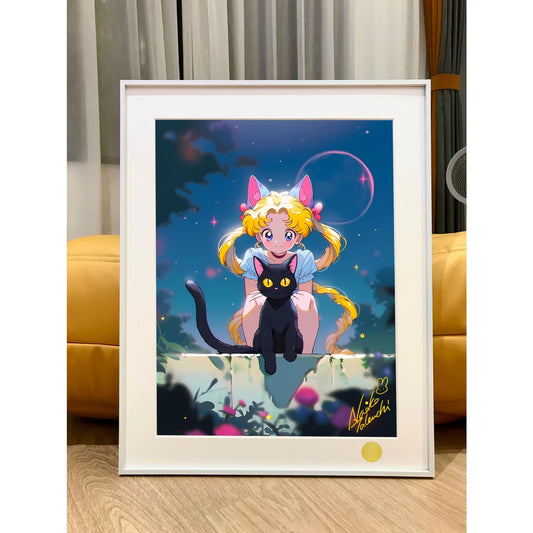 Xing Kong Studio - Usagi Tsukino Cat Ear Poster Frame