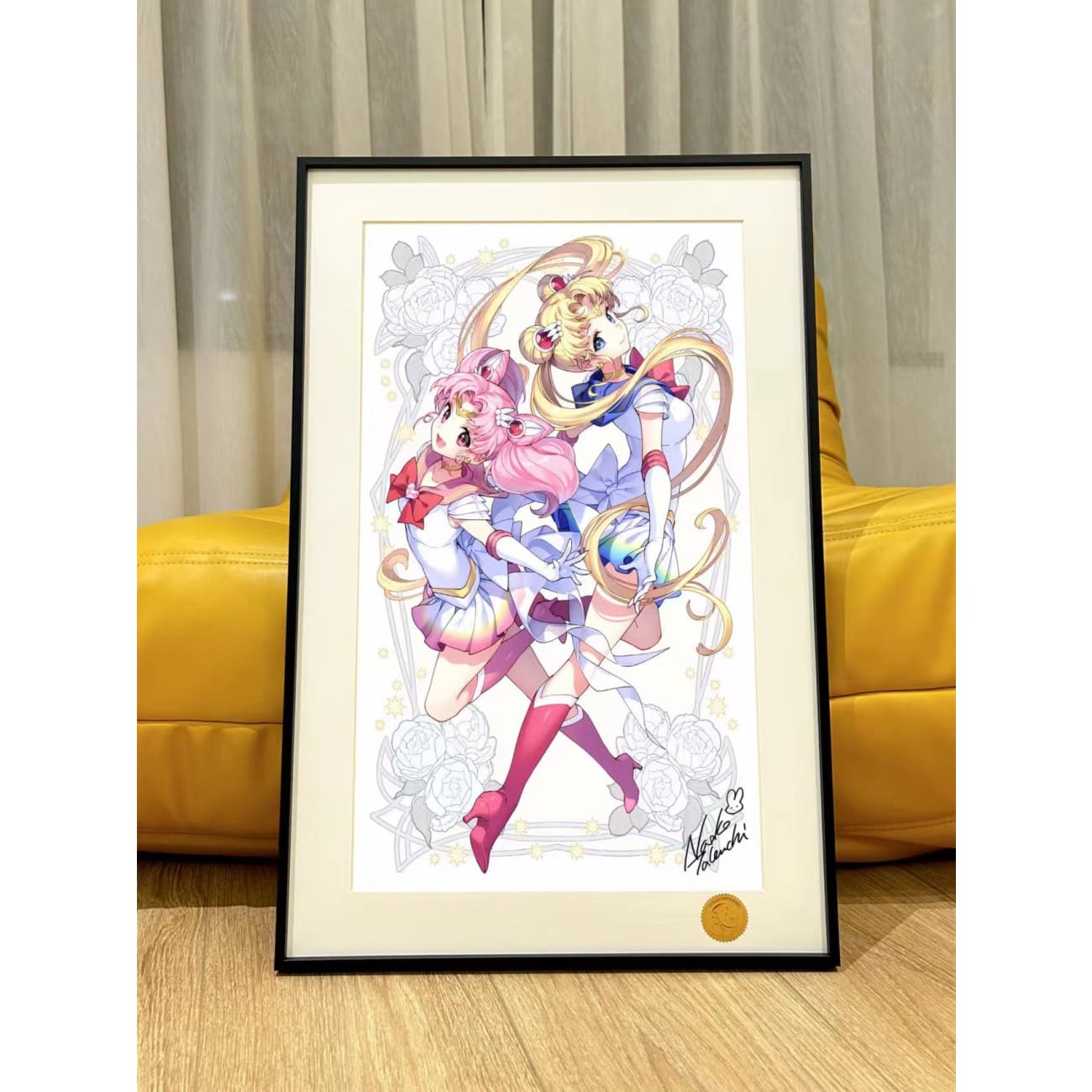 Xing Kong Studio - Usagi Tsukino & Chibiusa Poster Frame
