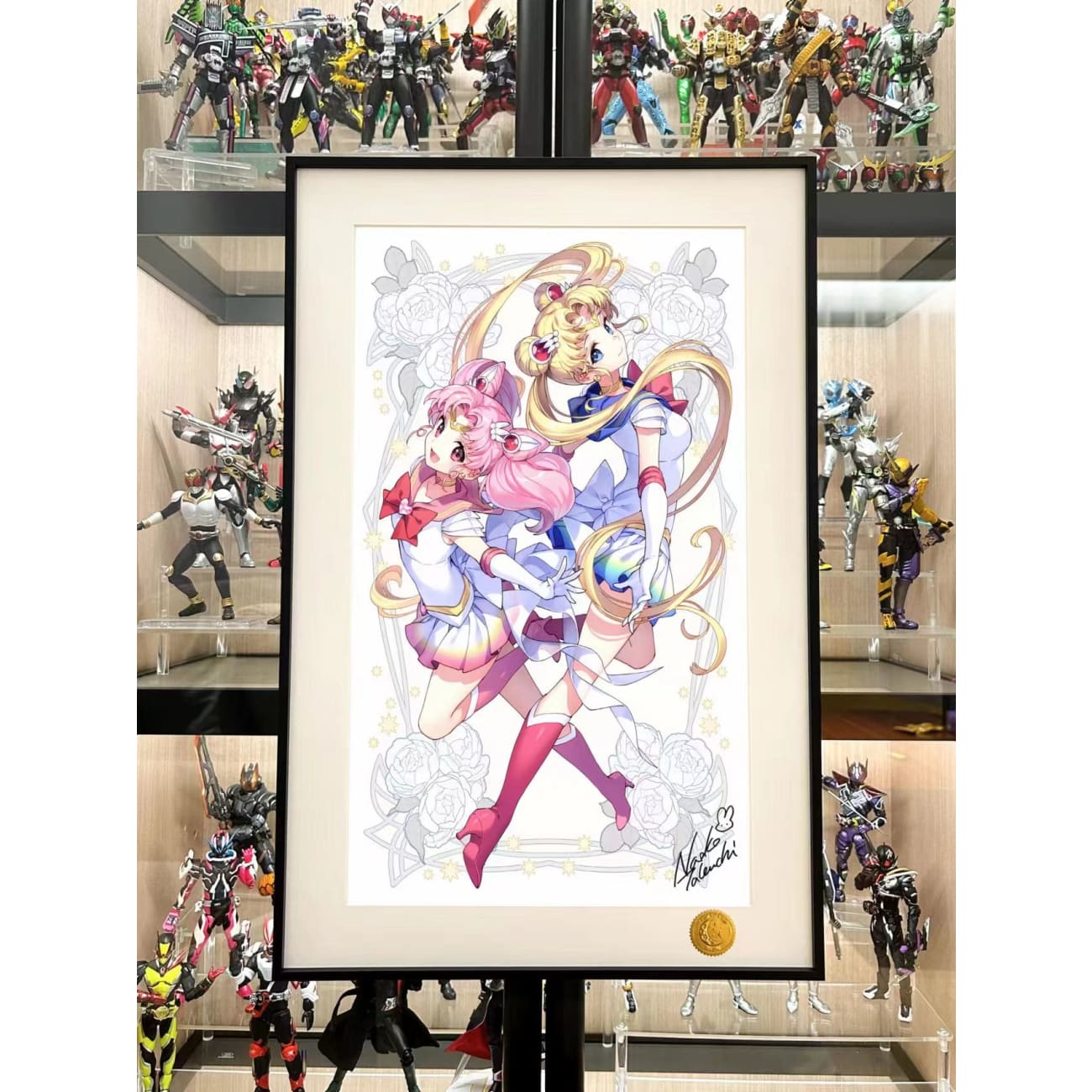 Xing Kong Studio - Usagi Tsukino & Chibiusa Poster Frame