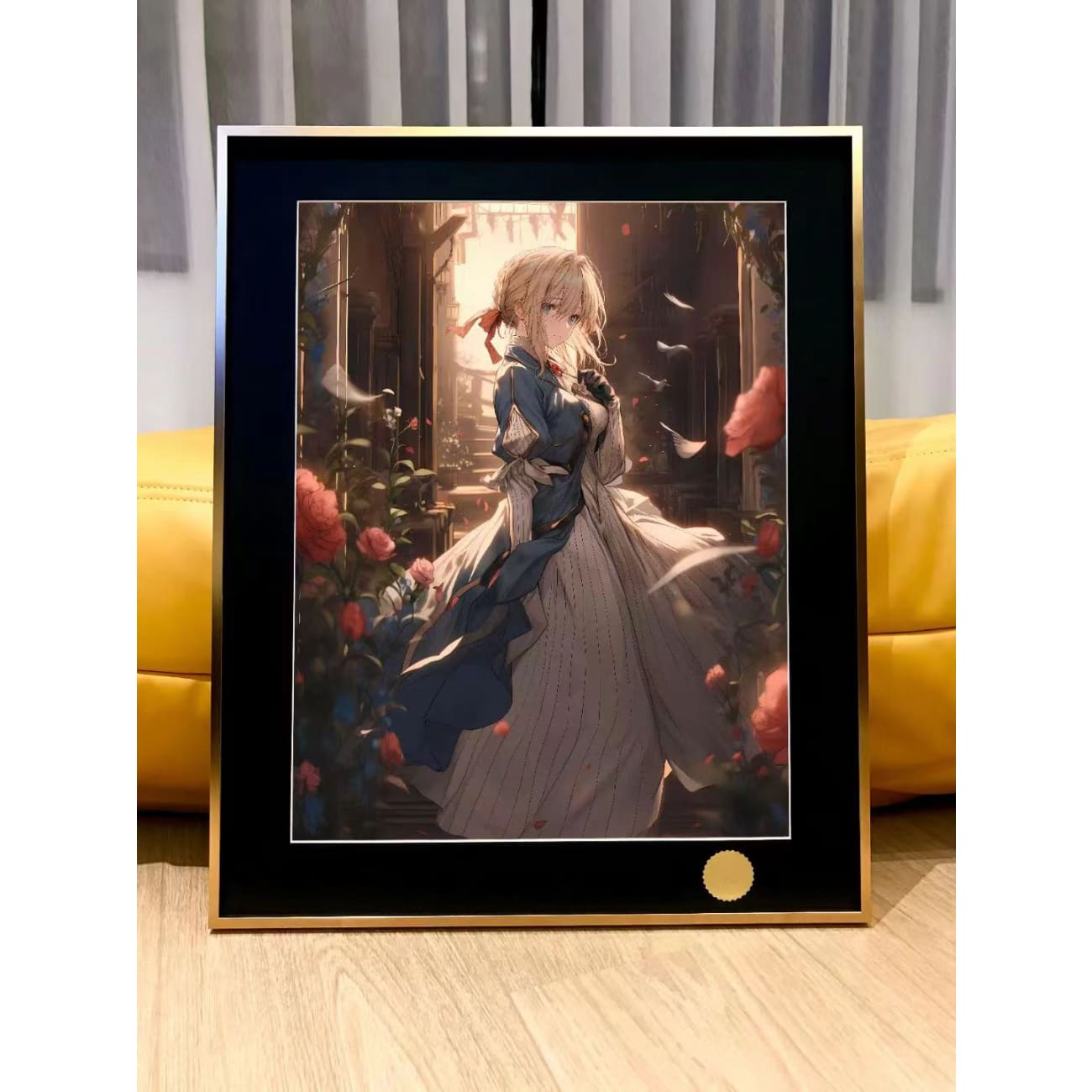Xing Kong Studio - Violet Evergarden with Rose Poster Frame