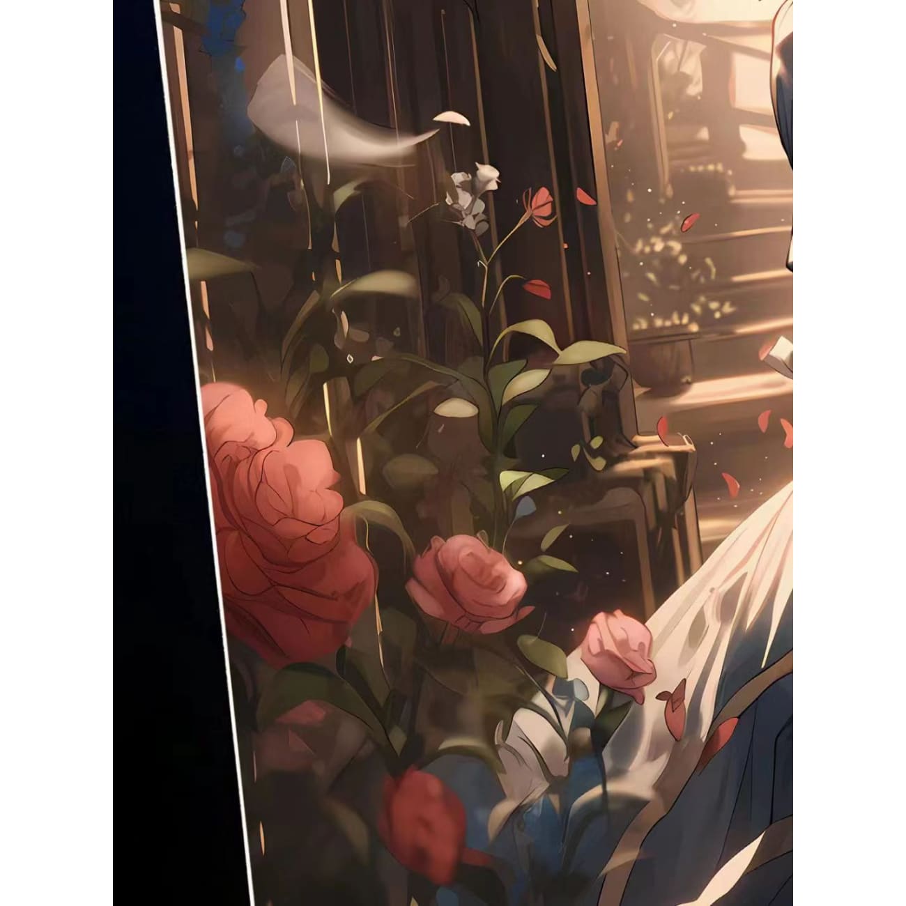 Xing Kong Studio - Violet Evergarden with Rose Poster Frame