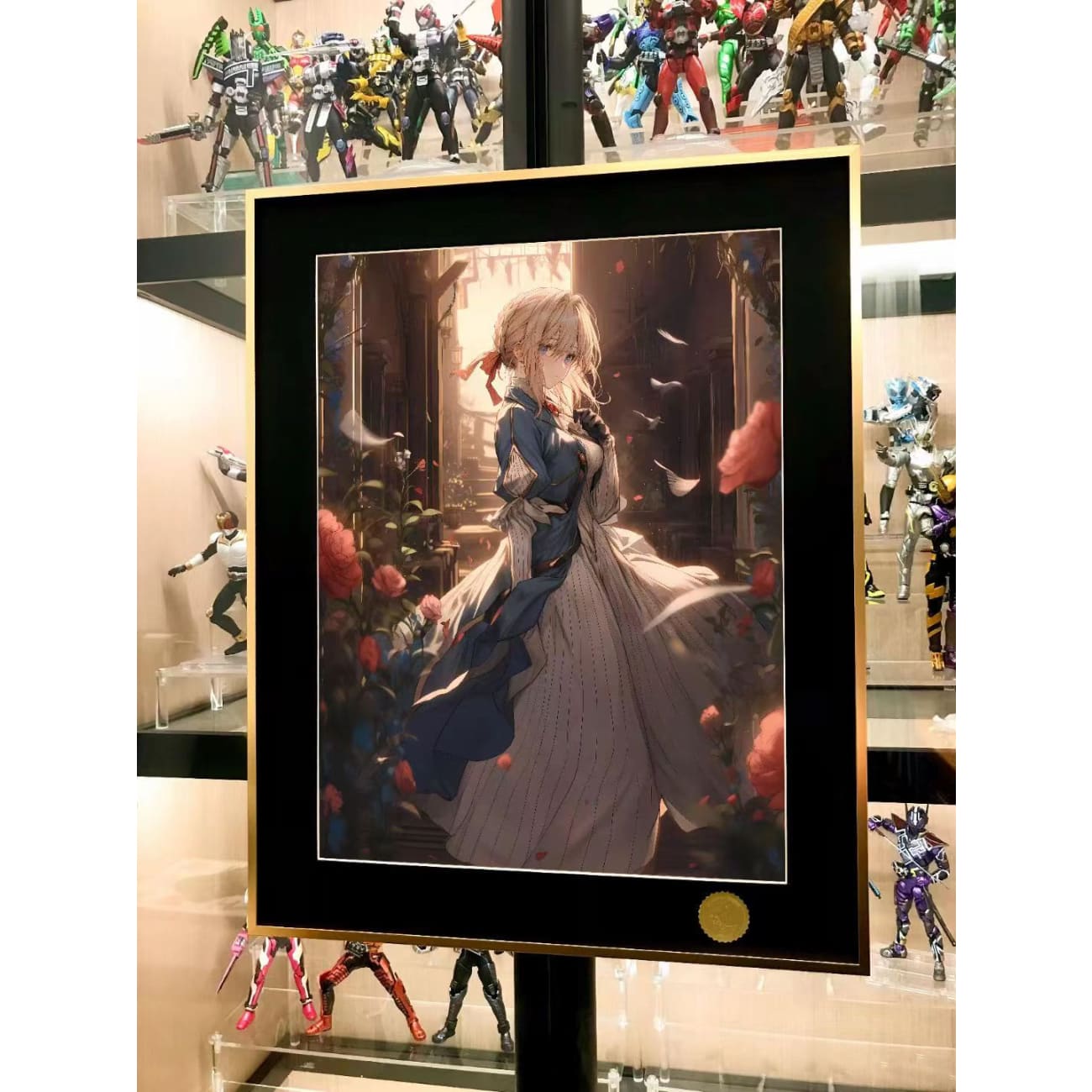 Xing Kong Studio - Violet Evergarden with Rose Poster Frame