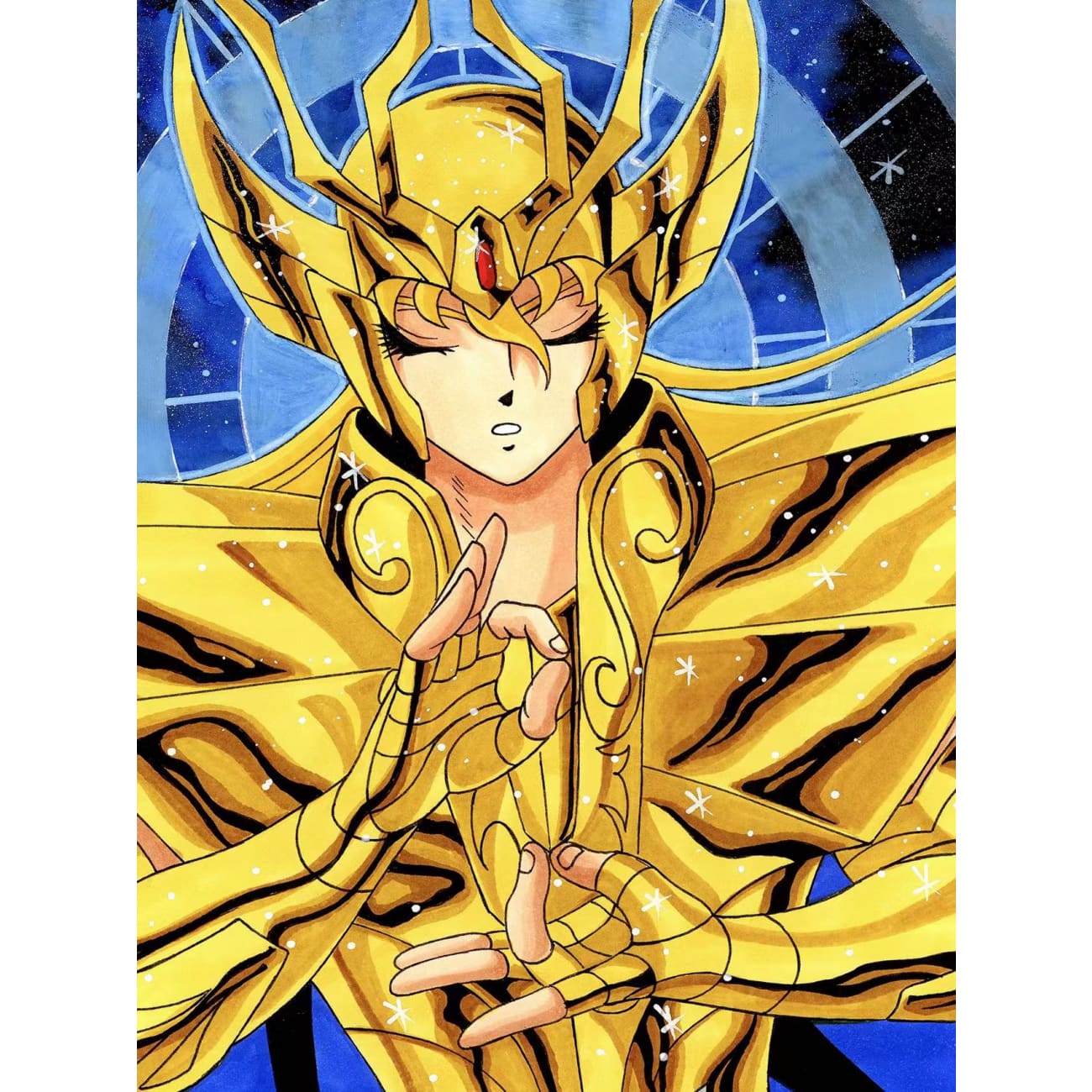 Xing Kong Studio - Virgo Shaka Poster Frame 