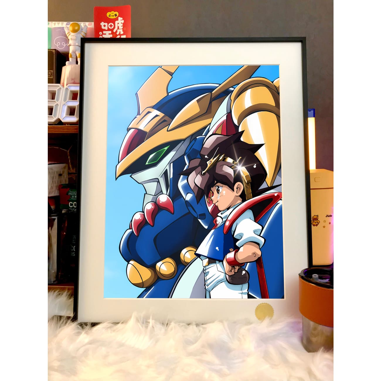 Xing Kong Studio - Wataru Ikusabe & Ryujinmaru Poster Frame