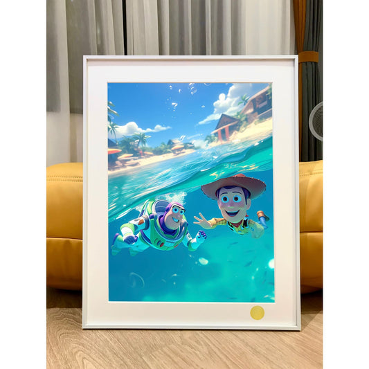 Xing Kong Studio - Woody & Buzz Lightyear Poster Frame