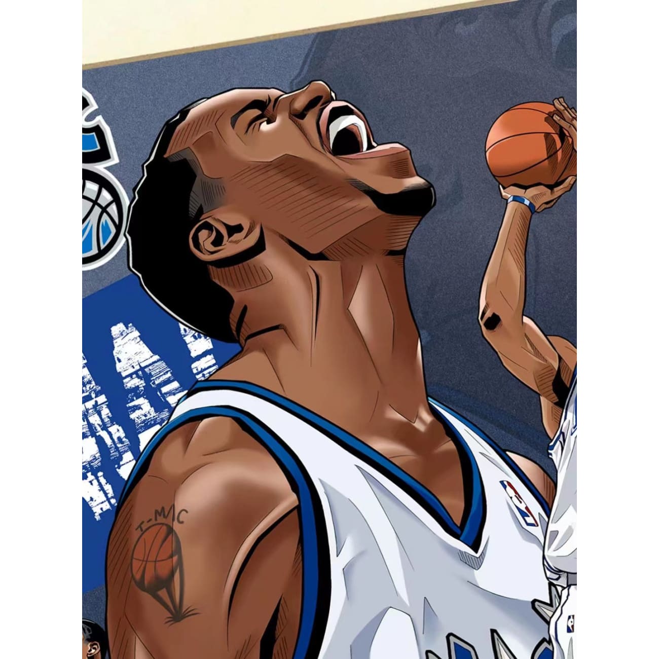 Xing Kong Studio X Jesse - Tracy McGrady Poster Frame