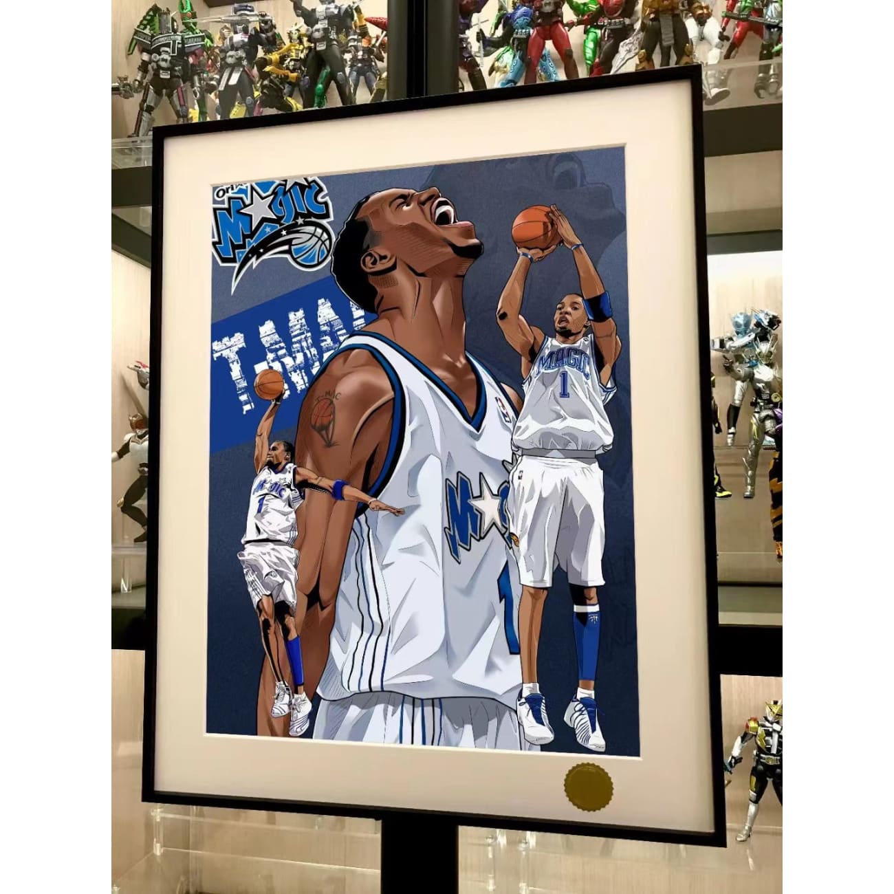 Xing Kong Studio X Jesse - Tracy McGrady Poster Frame