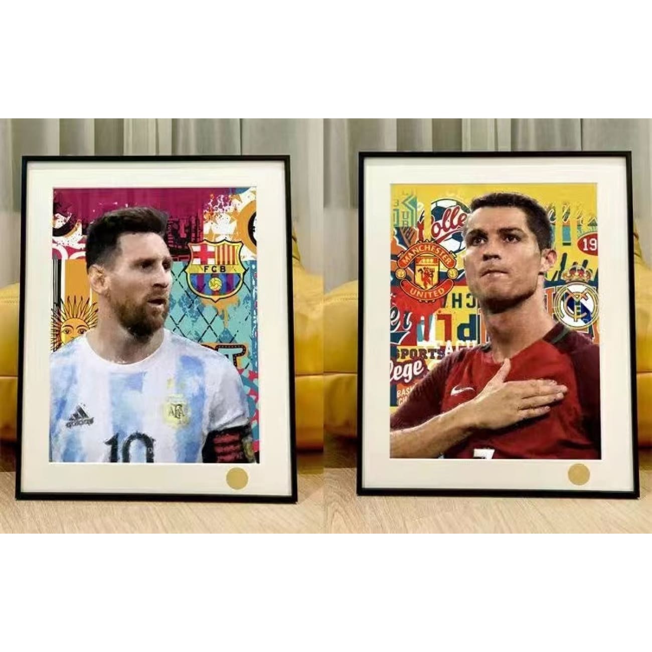 Xing Kong Studio x Zhao Wu - Portugal Cristiano Ronaldo Poster Frame