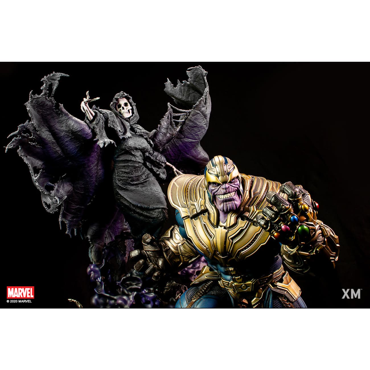 Xm Studios - Thanos with Lady Death - Preloved