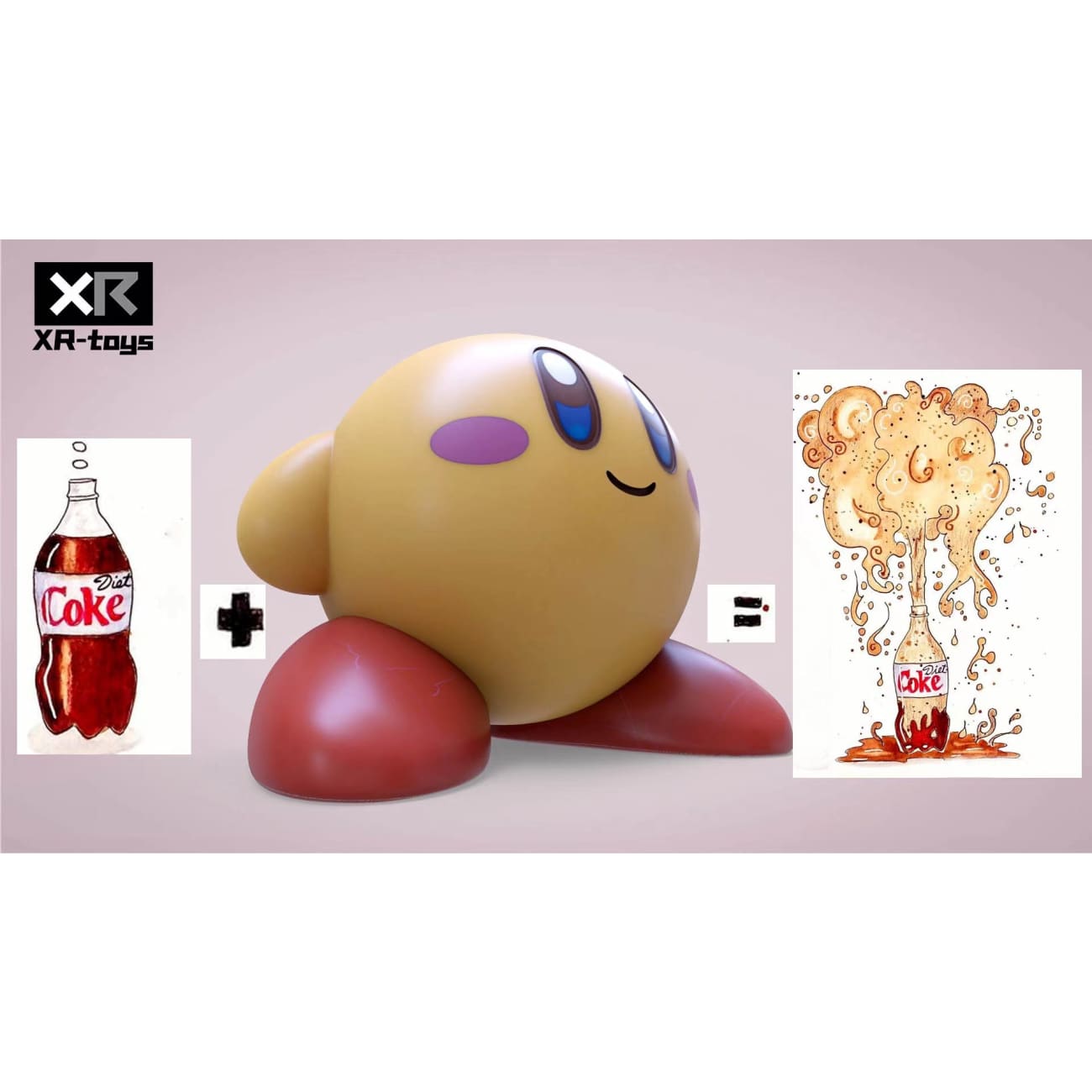 XR toys - Kirby [Pink/ Blue/ Green/ Yellow] 