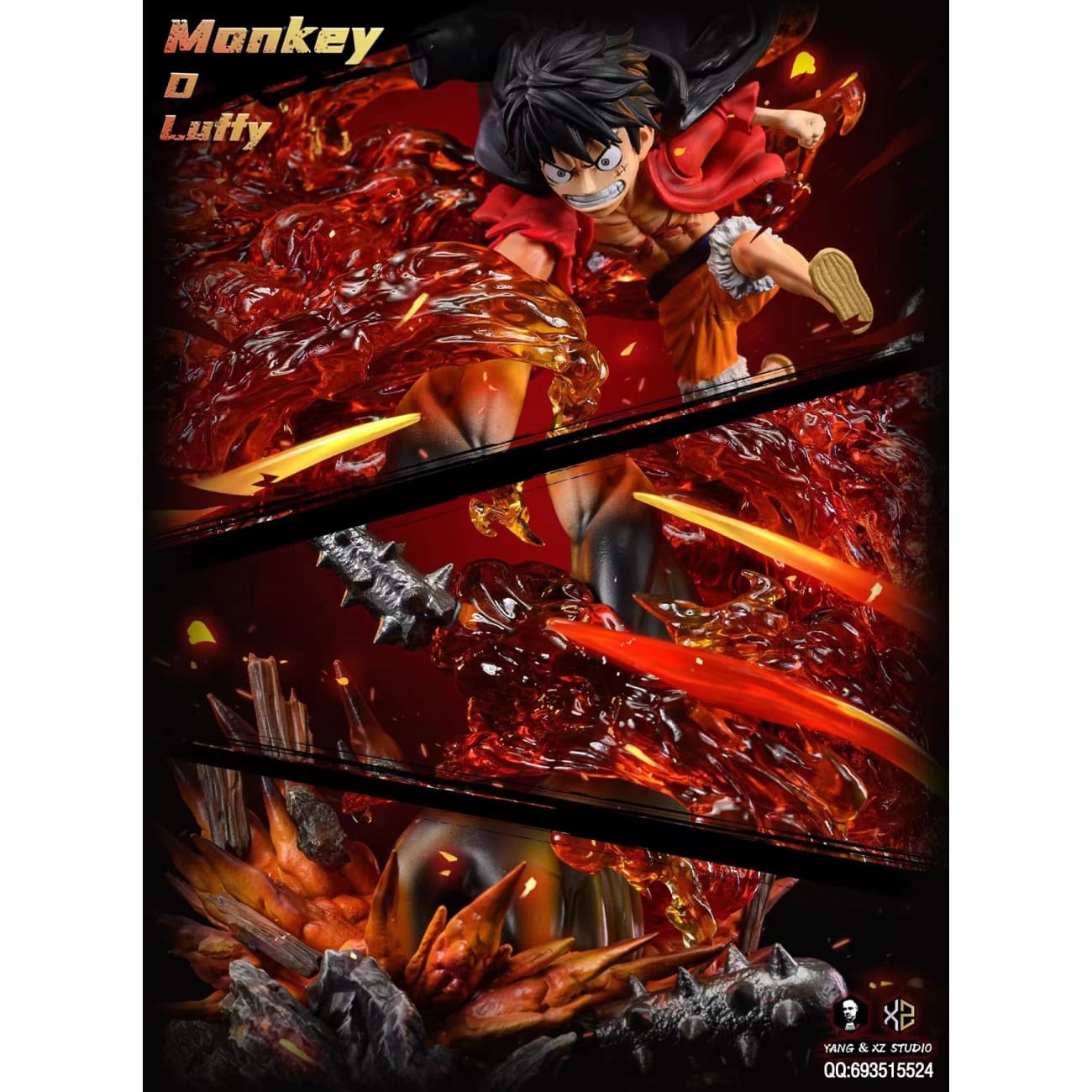 Xs Studios ＆ Yang Studios - Monkey D Luffy Red Roc [2 Variants]