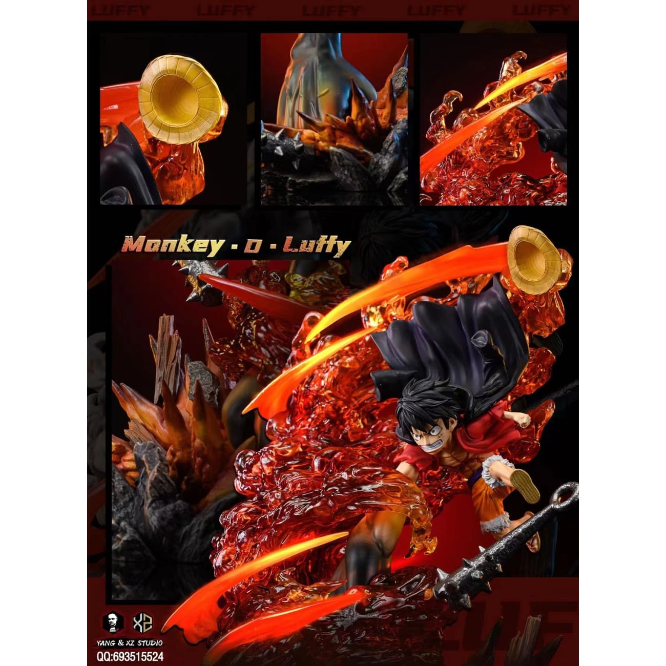 Xs Studios ＆ Yang Studios - Monkey D Luffy Red Roc [2 Variants]