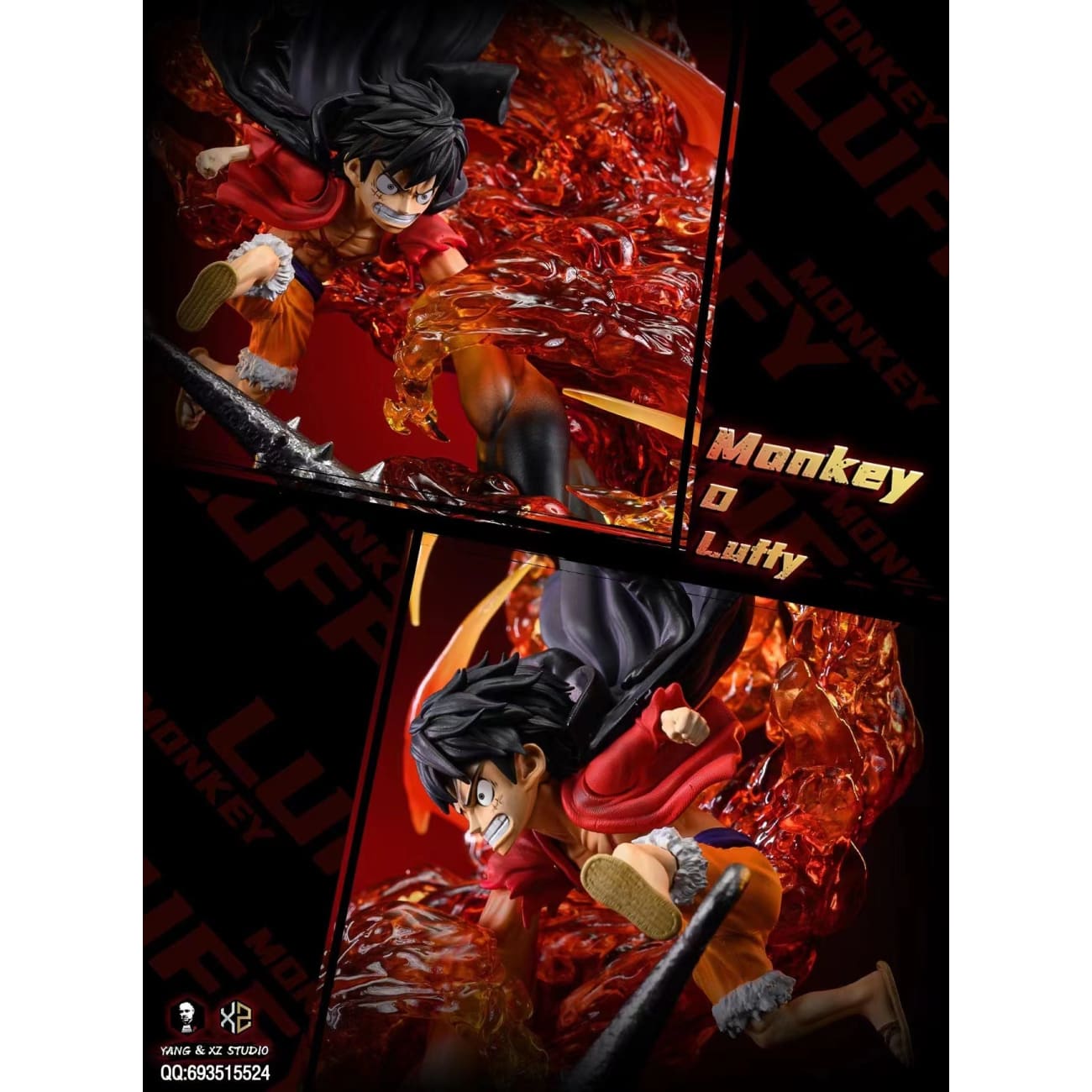Xs Studios ＆ Yang Studios - Monkey D Luffy Red Roc [2 Variants]