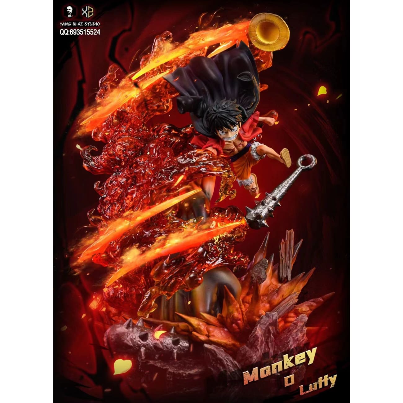 Xs Studios ＆ Yang Studios - Monkey D Luffy Red Roc [2 Variants]