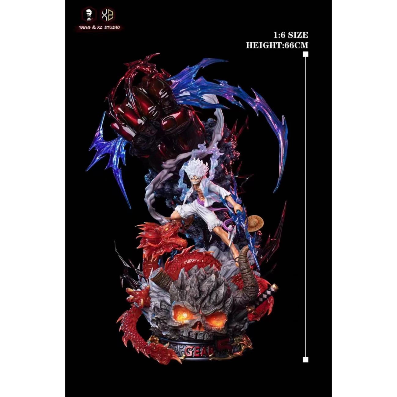 Xs Studios ＆ Yang Studios - Sun God Nika Luffy Gear 5 vs Kaido [WCF Scale / MAX Scale]