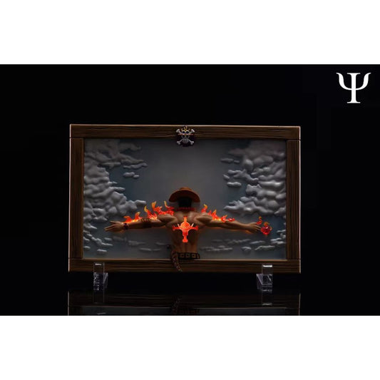 Ye Huo Studio / Night Fire Studio - Portgas D. Ace Fire Fist 3D Photo Frame