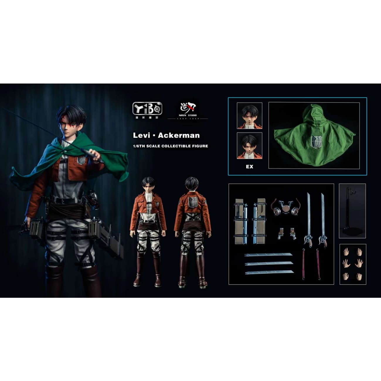 Yibo Toys X Niren Studio  - Levi Ackerman [2 Variants]