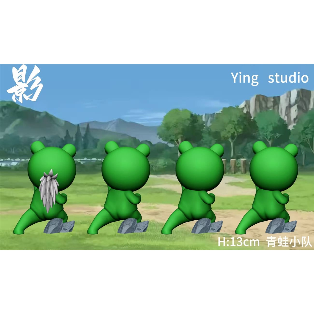 Ying Studio - Frog Team Four [Nagato, Yahiko,Jiraiya & Konan]