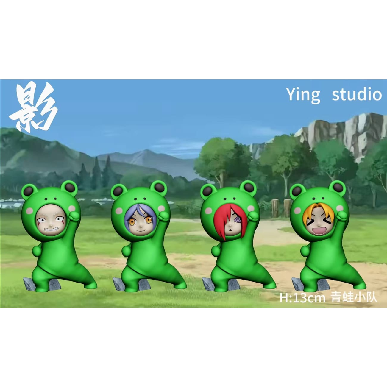 Ying Studio - Frog Team Four [Nagato, Yahiko,Jiraiya & Konan]
