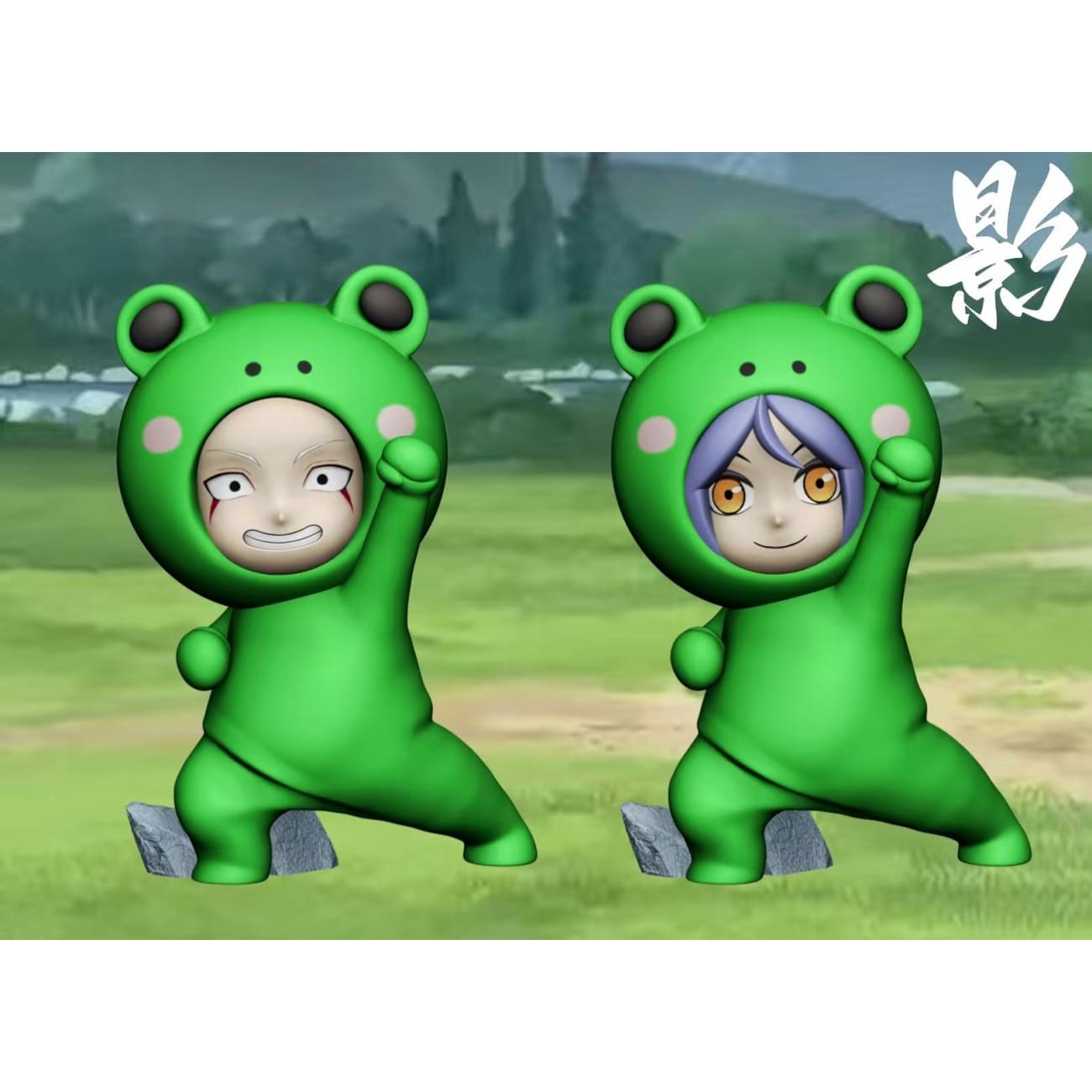 Ying Studio - Frog Team Four [Nagato, Yahiko,Jiraiya & Konan]