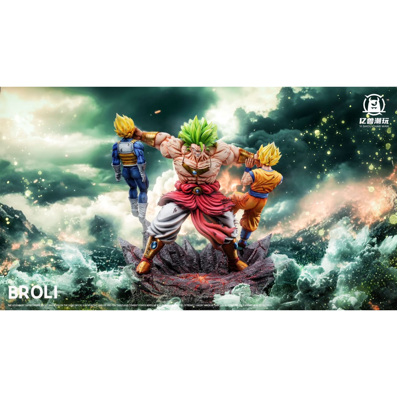 YISHOU Studio / Yi Shou Chao Wan - Broly VS Goku & Vegeta