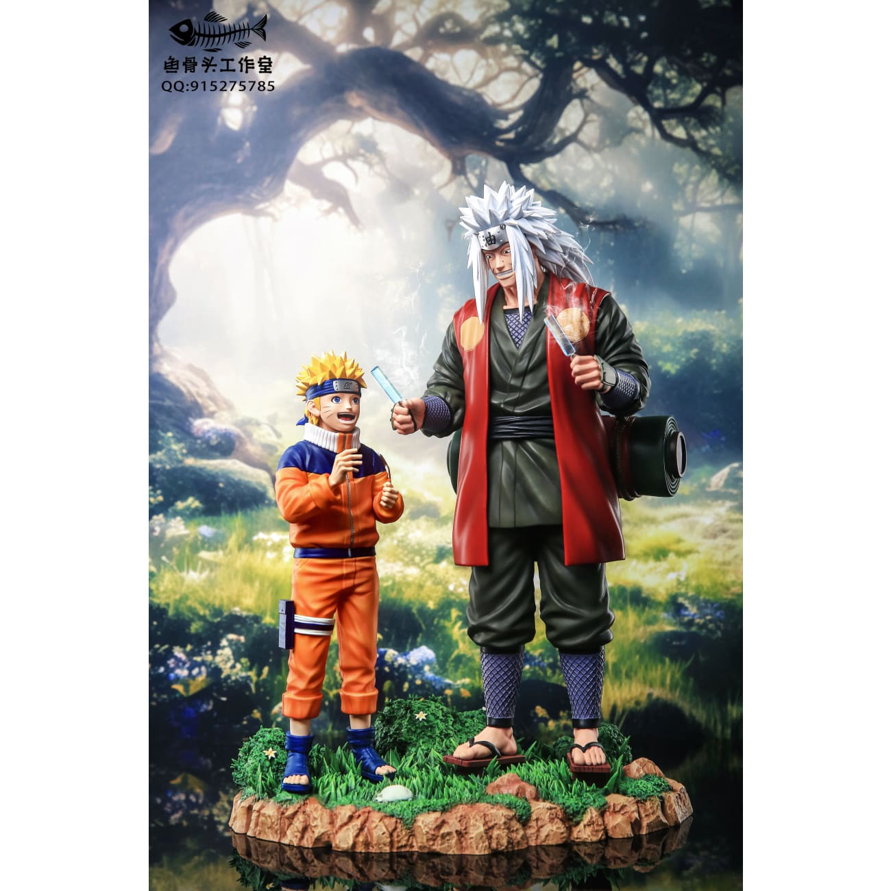 Yu Gu Tou Studio - Jiraiya & Naruto Uzumaki