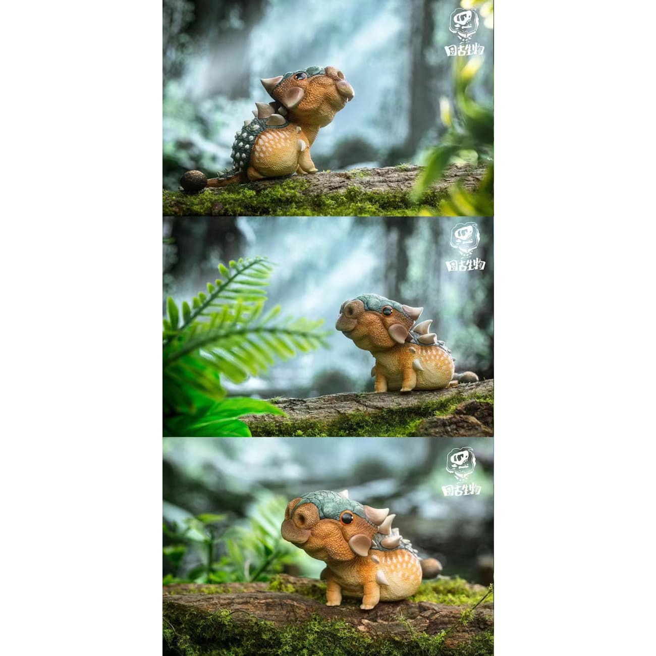 Yuan Gu Shen Wu - Triceratops / Velociraptor / Ankylosaurus 