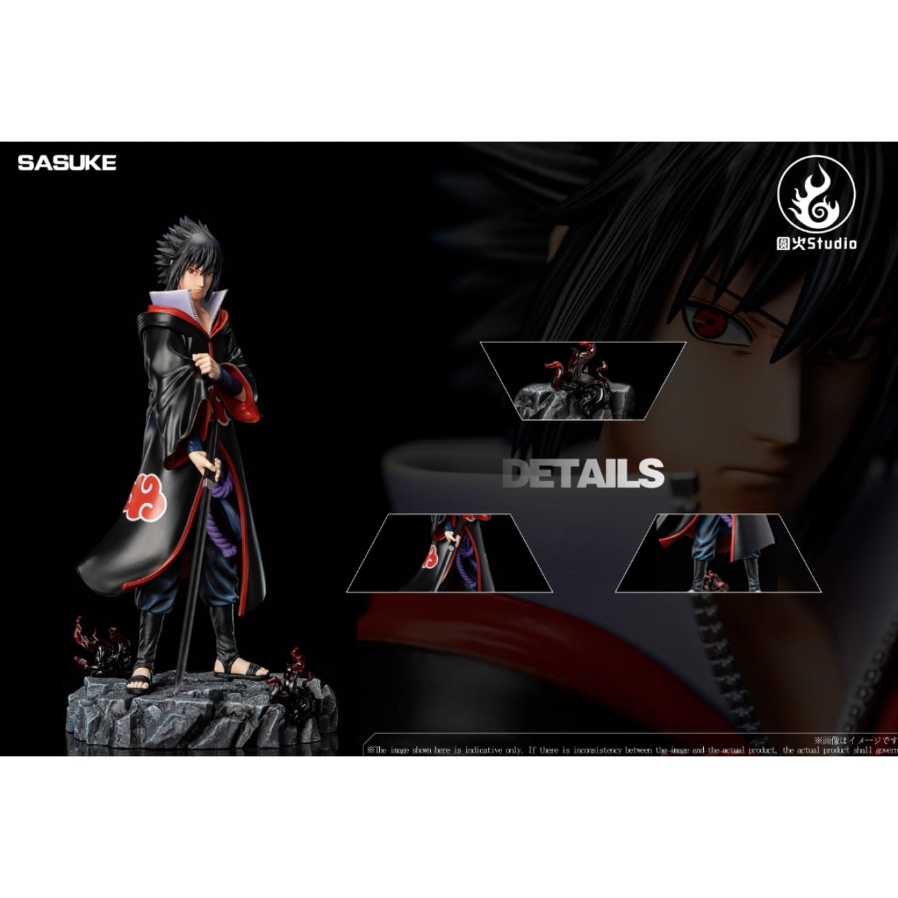 Yuan Huo Studio - Black Robe Cool Man Uchiha Sasuke