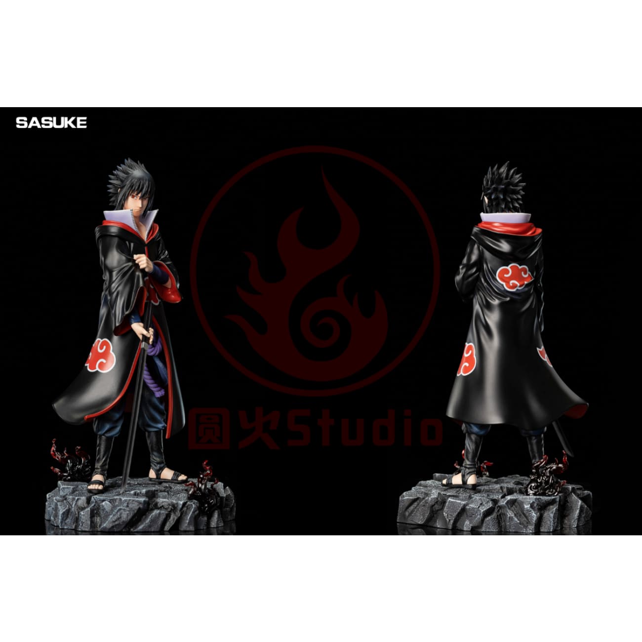 Yuan Huo Studio - Black Robe Cool Man Uchiha Sasuke