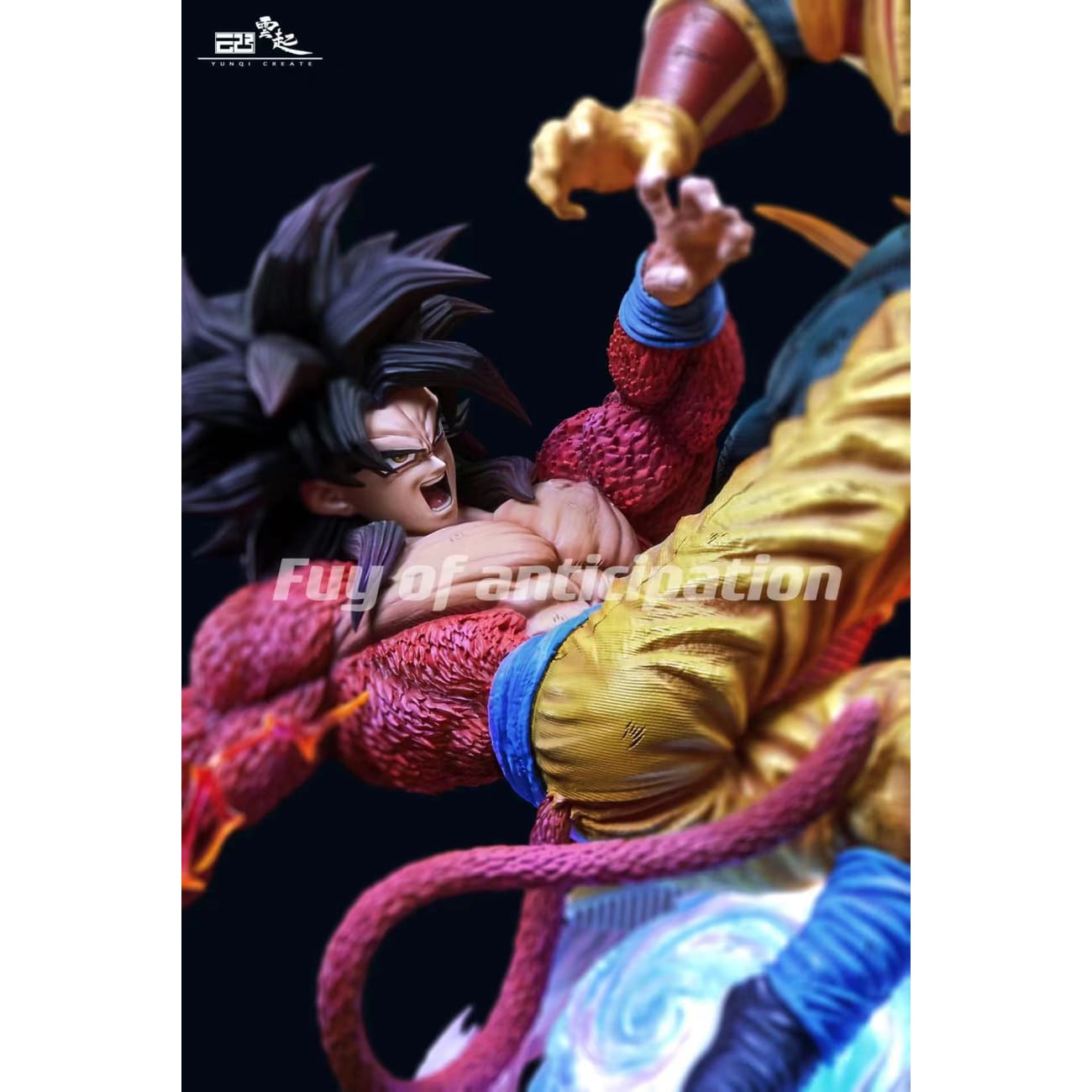 Yun Qi Create Studio - Super Saiyan 4 Son Goku vs Baby