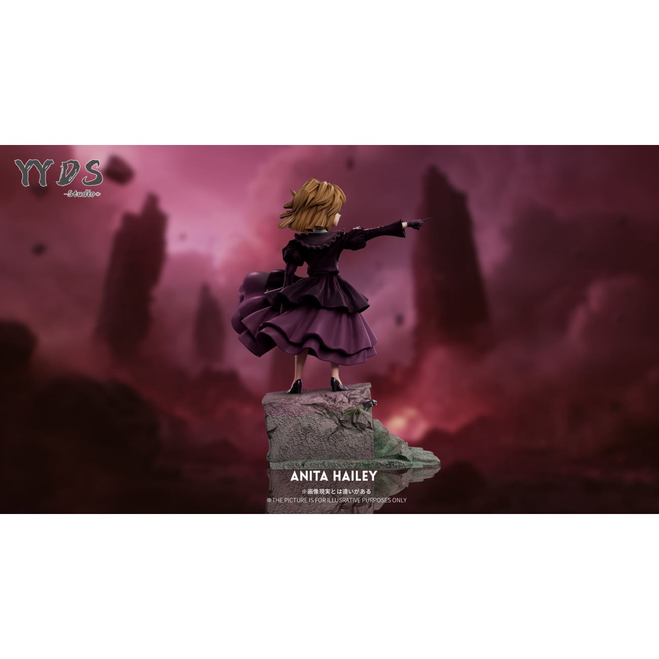YYDS Studio - Gothic Black Dress Ai Haibara