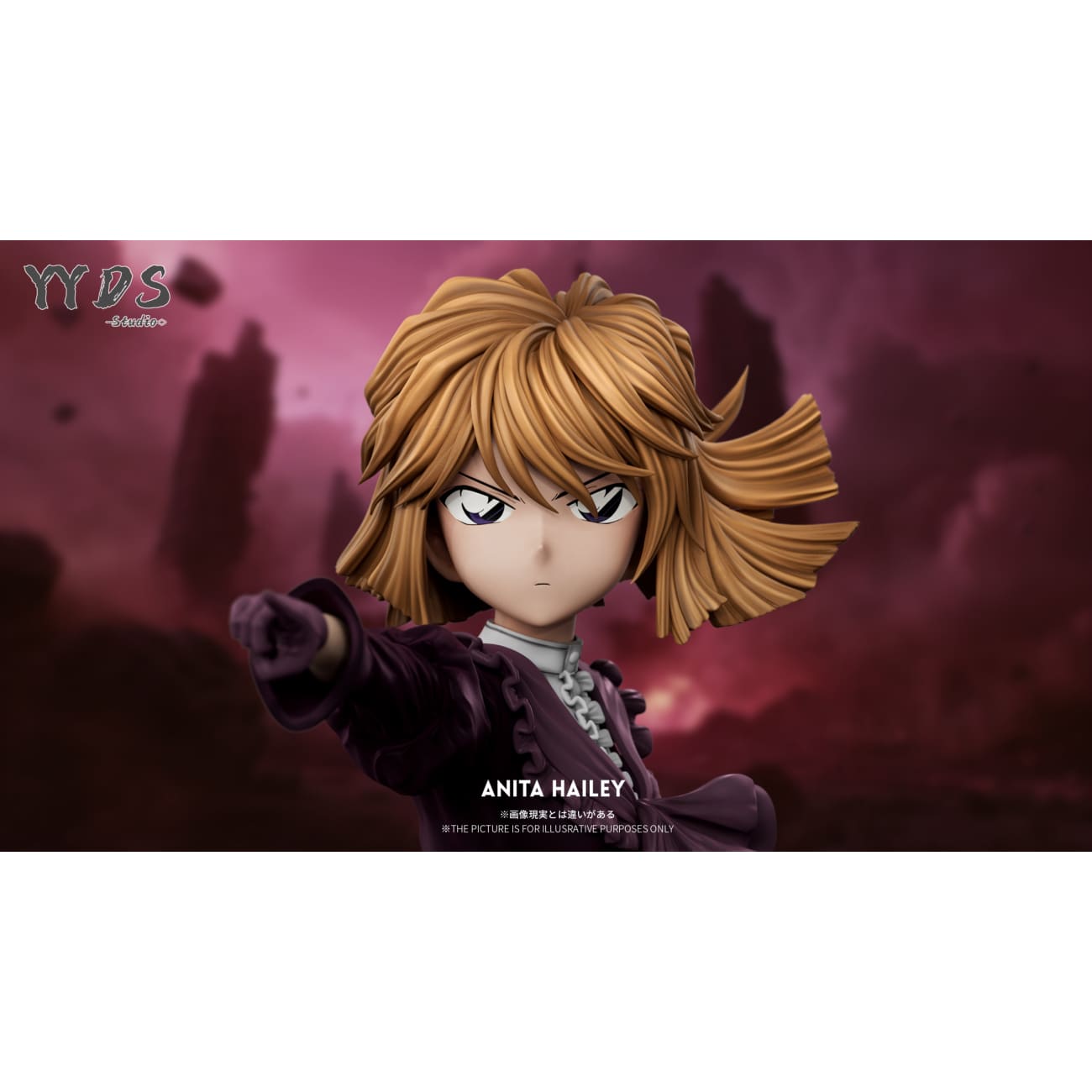 YYDS Studio - Gothic Black Dress Ai Haibara