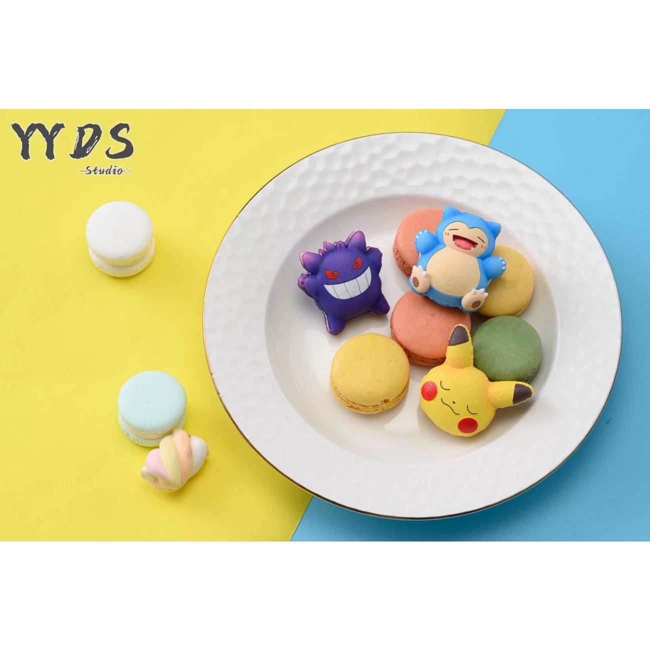 YYDS Studio - Macaron Snorlax, Gengar, Pikachu