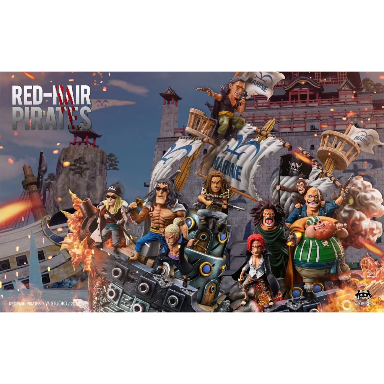 YZ Studio - All members of Red Hair Pirates [2 Variants]