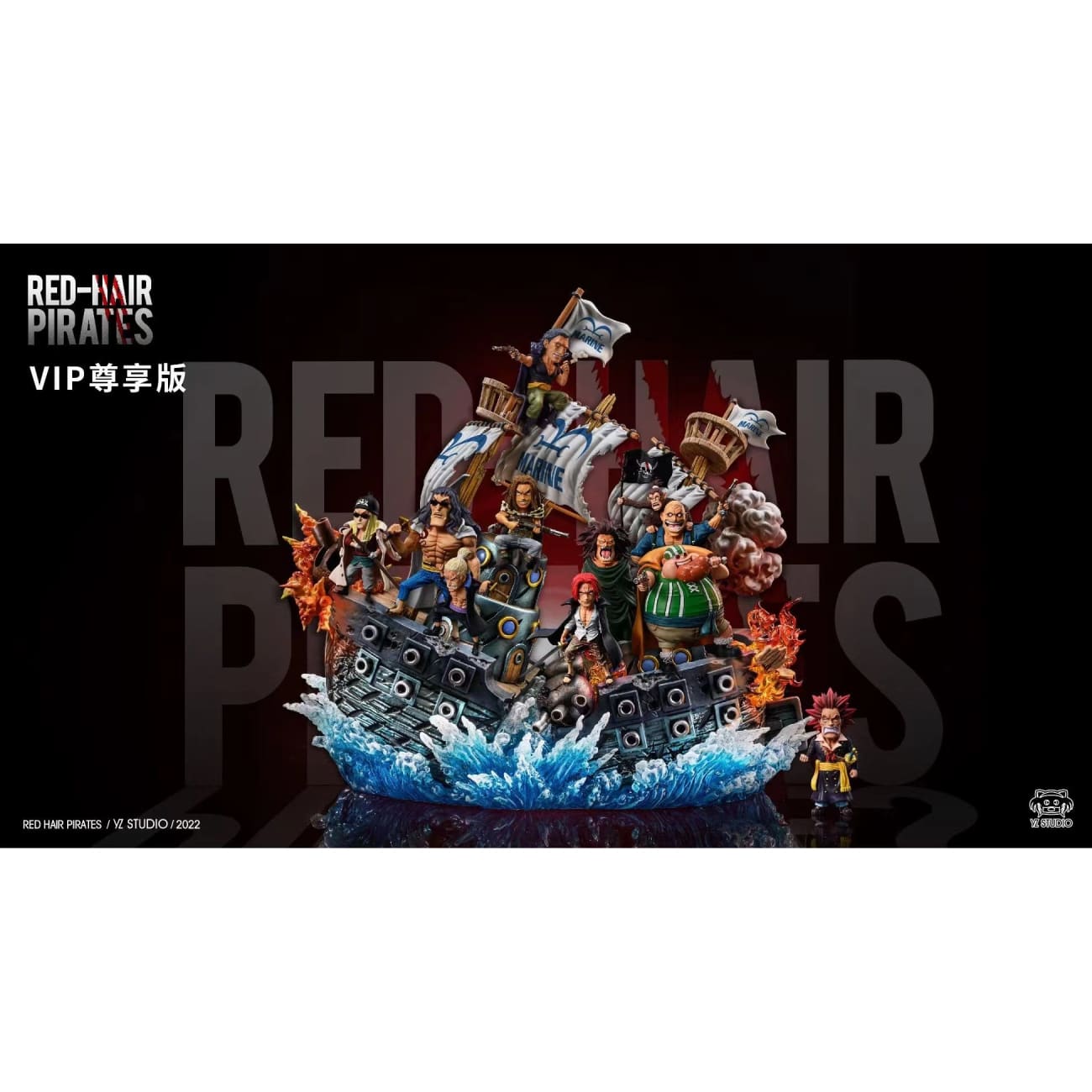 YZ Studio - All members of Red Hair Pirates [2 Variants]