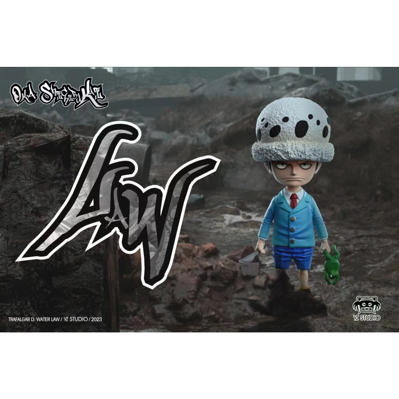 YZ Studio - Childhood Bartholemew Kuma / Childhood Jinbe / Childhood Trafalgar D. Water Law