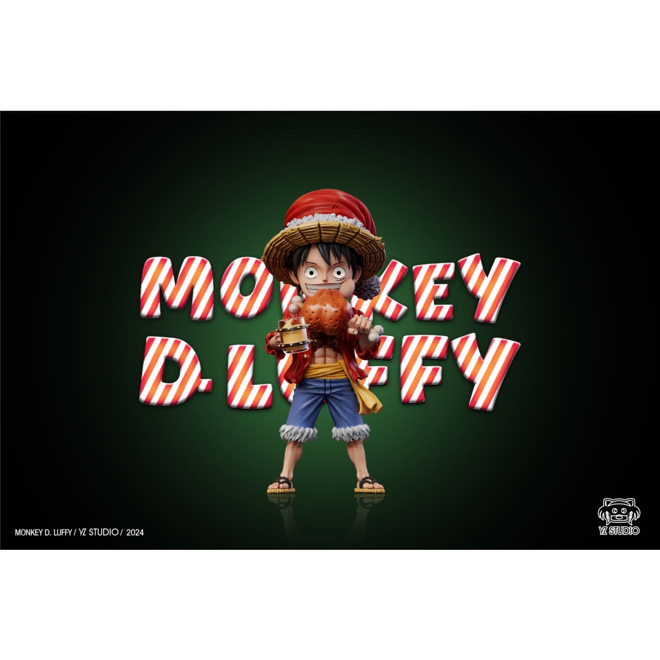 YZ Studio - Christmas Monkey D. Luffy