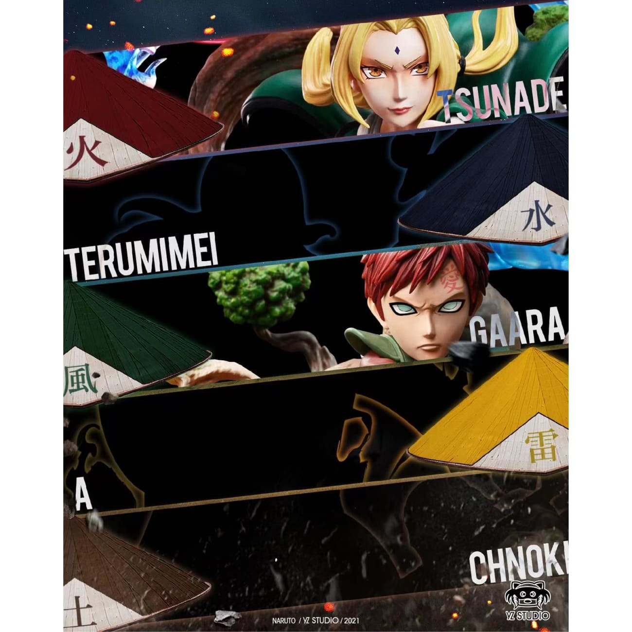 YZ Studio - Gaara and Monstrous Sand Arm