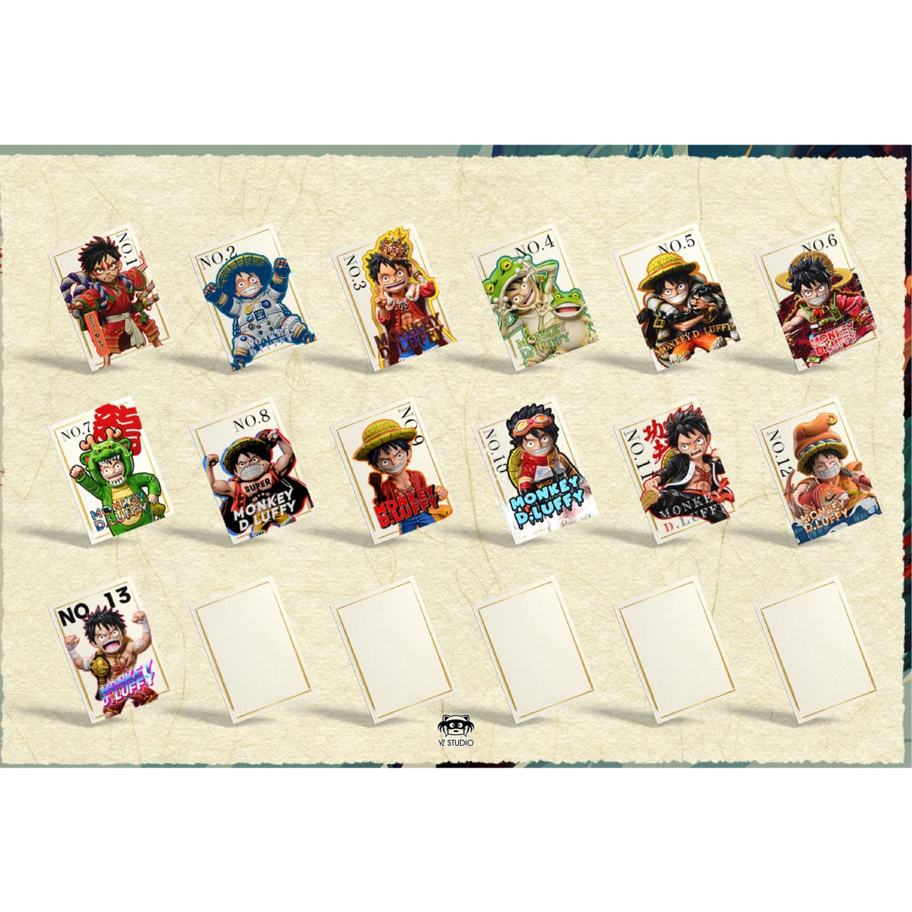 YZ Studio - Gold Belt Champion Monkey D. Luffy