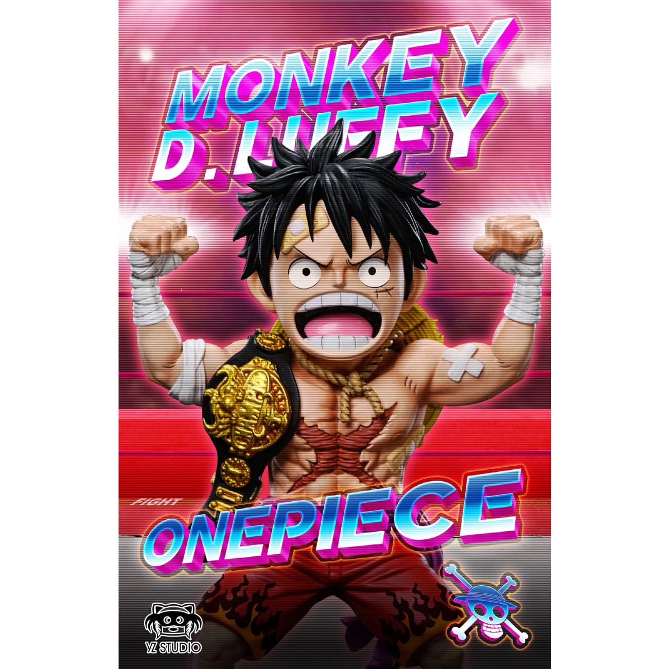 YZ Studio - Gold Belt Champion Monkey D. Luffy