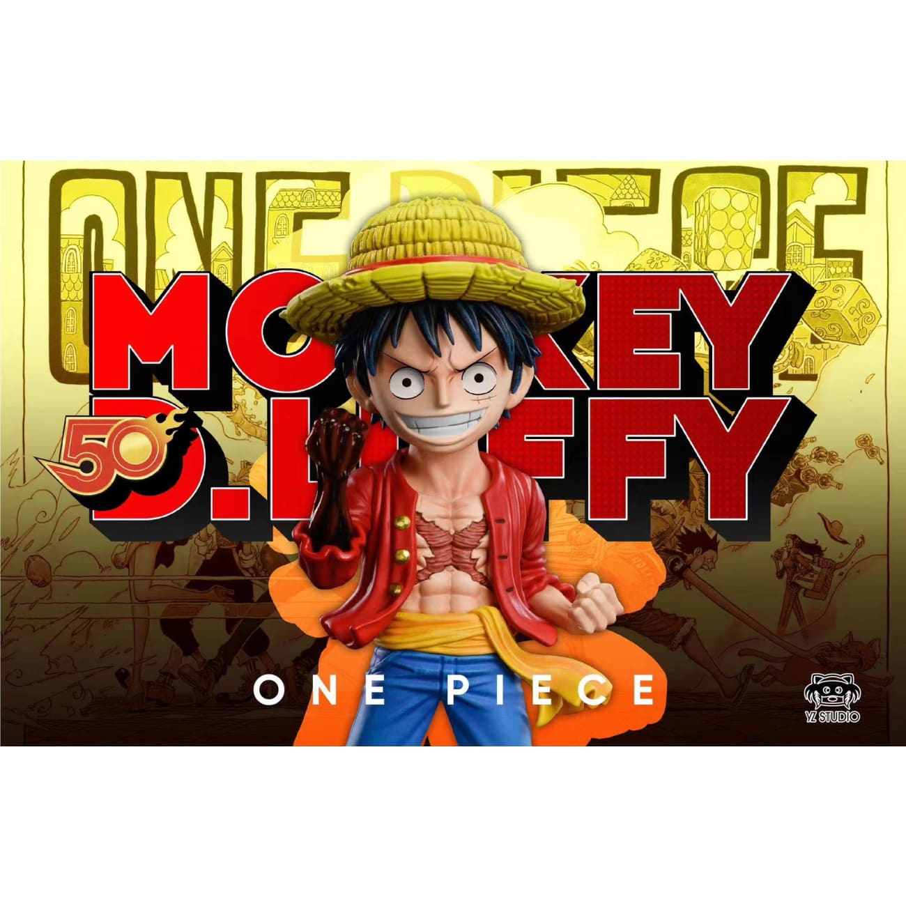 YZ Studio - Jump 50th Anniversary Monkey D. Luffy [2 Variants]