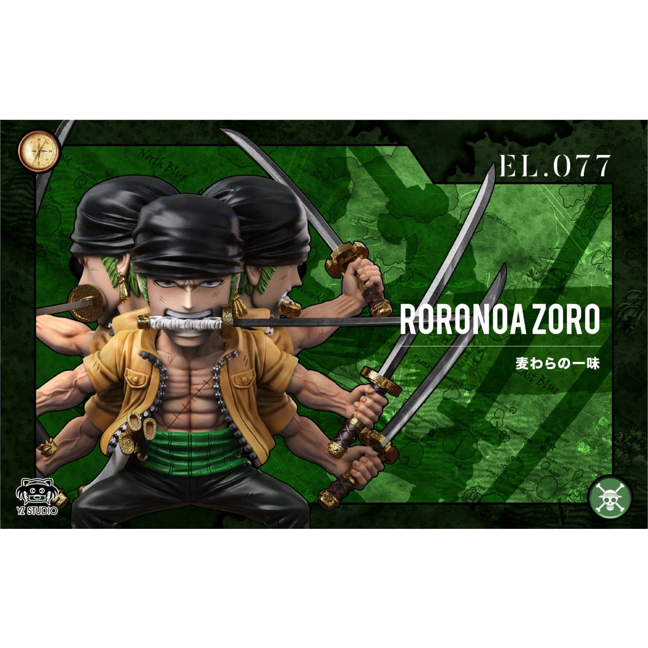YZ Studio - Nine-Sword Style Asura Roronoa Zoro [2 Variants]