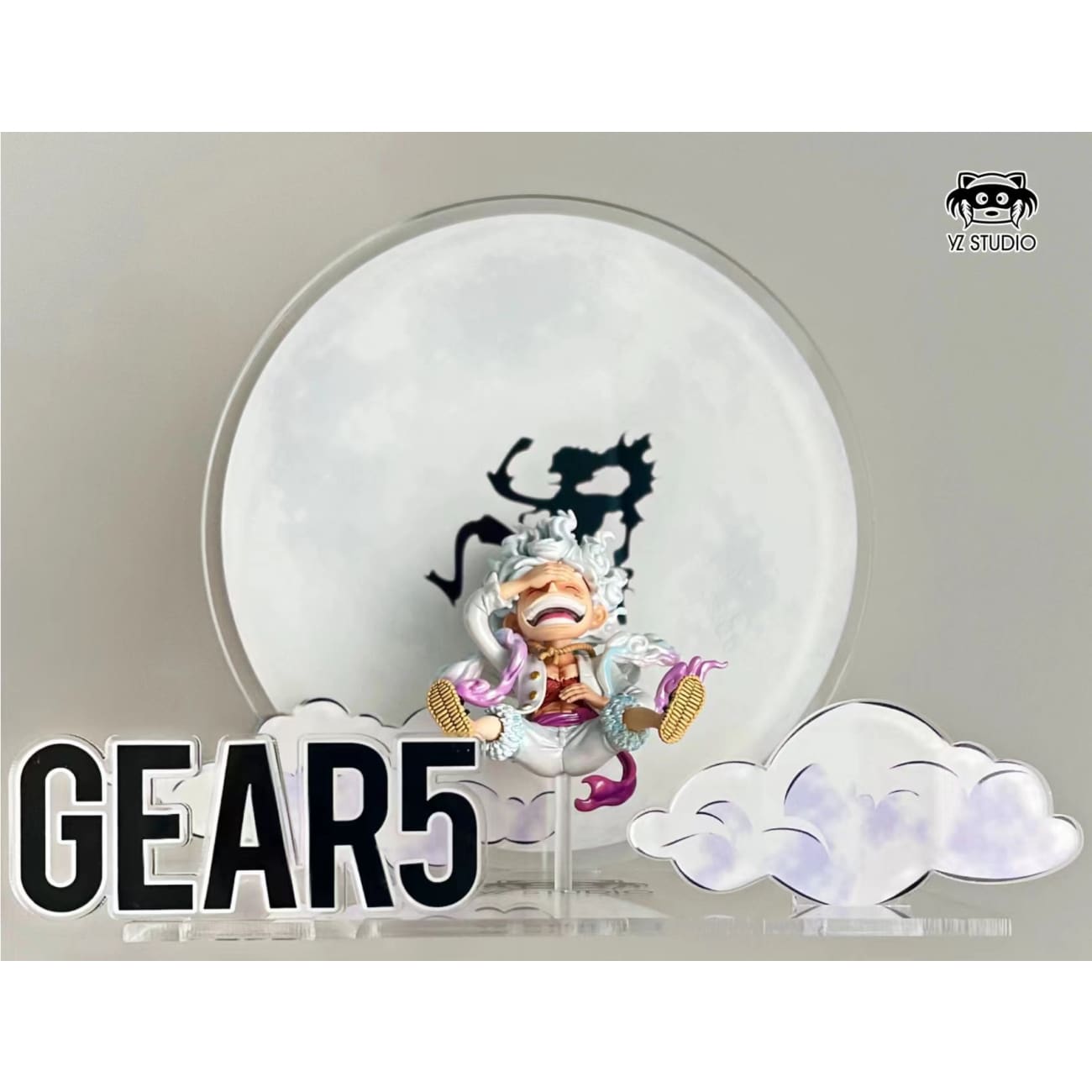 Yz Studio - Sun God Nika Luffy Gear 5 Acrylic Scene Base Only