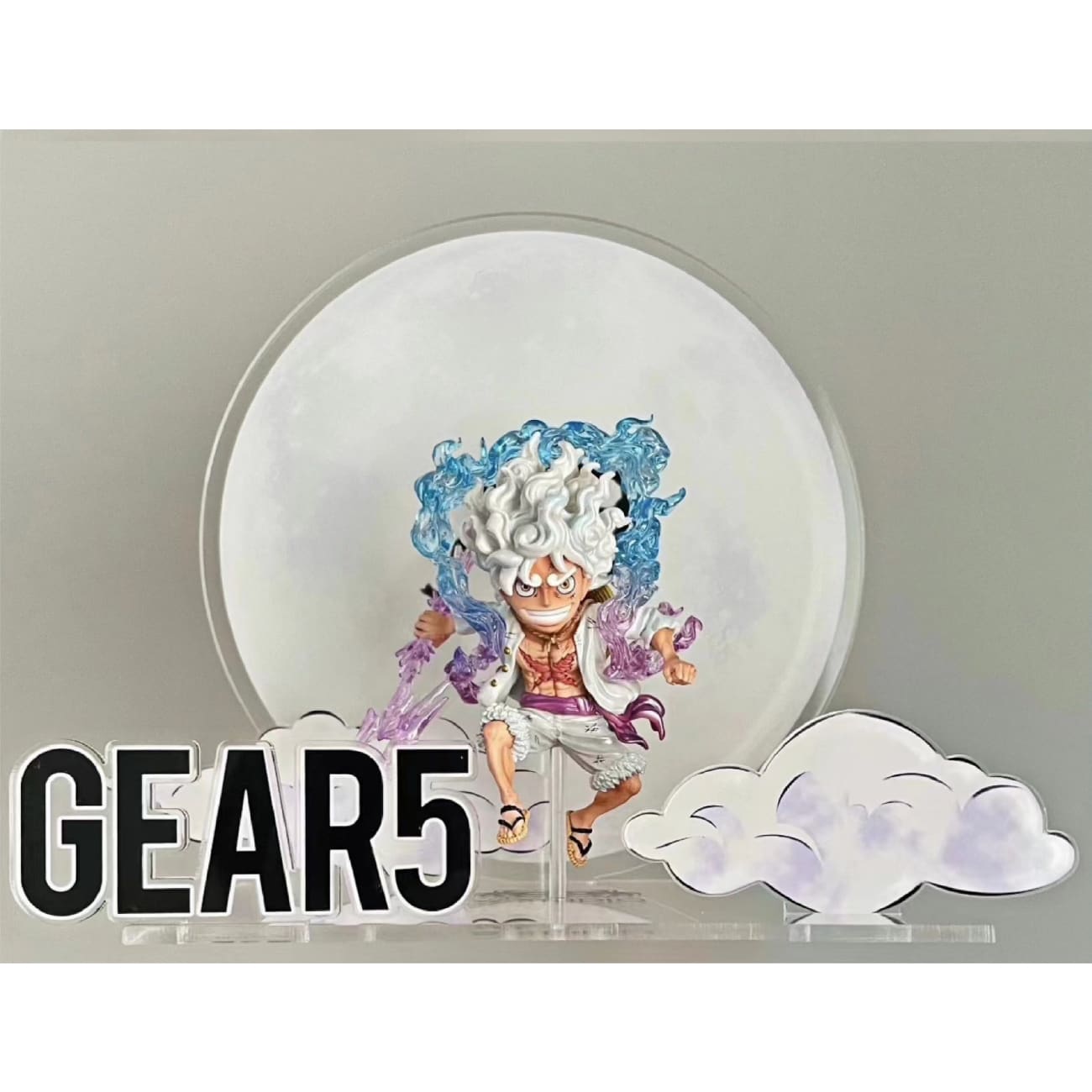 Yz Studio - Sun God Nika Luffy Gear 5 Acrylic Scene Base Only