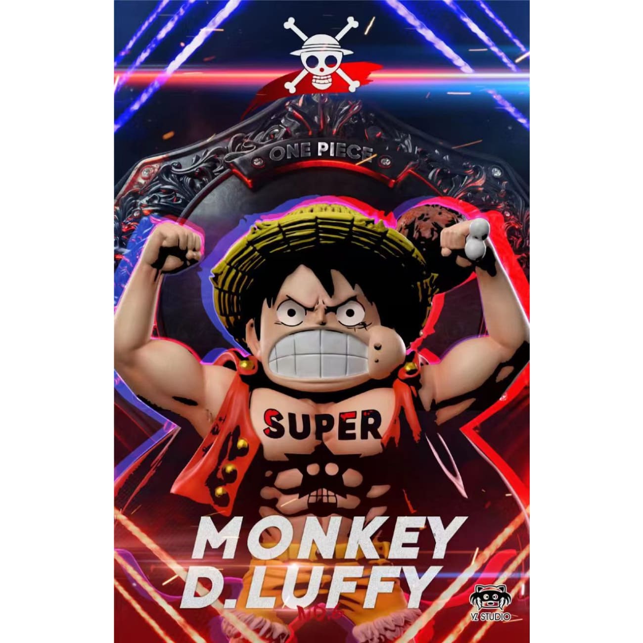 YZ Studio - Superman Monkey D. Luffy