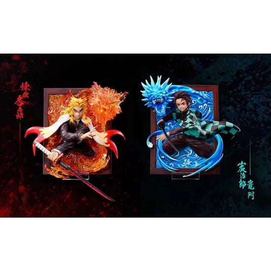 Z Studio -  Tanjiro Kamado / Rengoku Kyojuro Statue