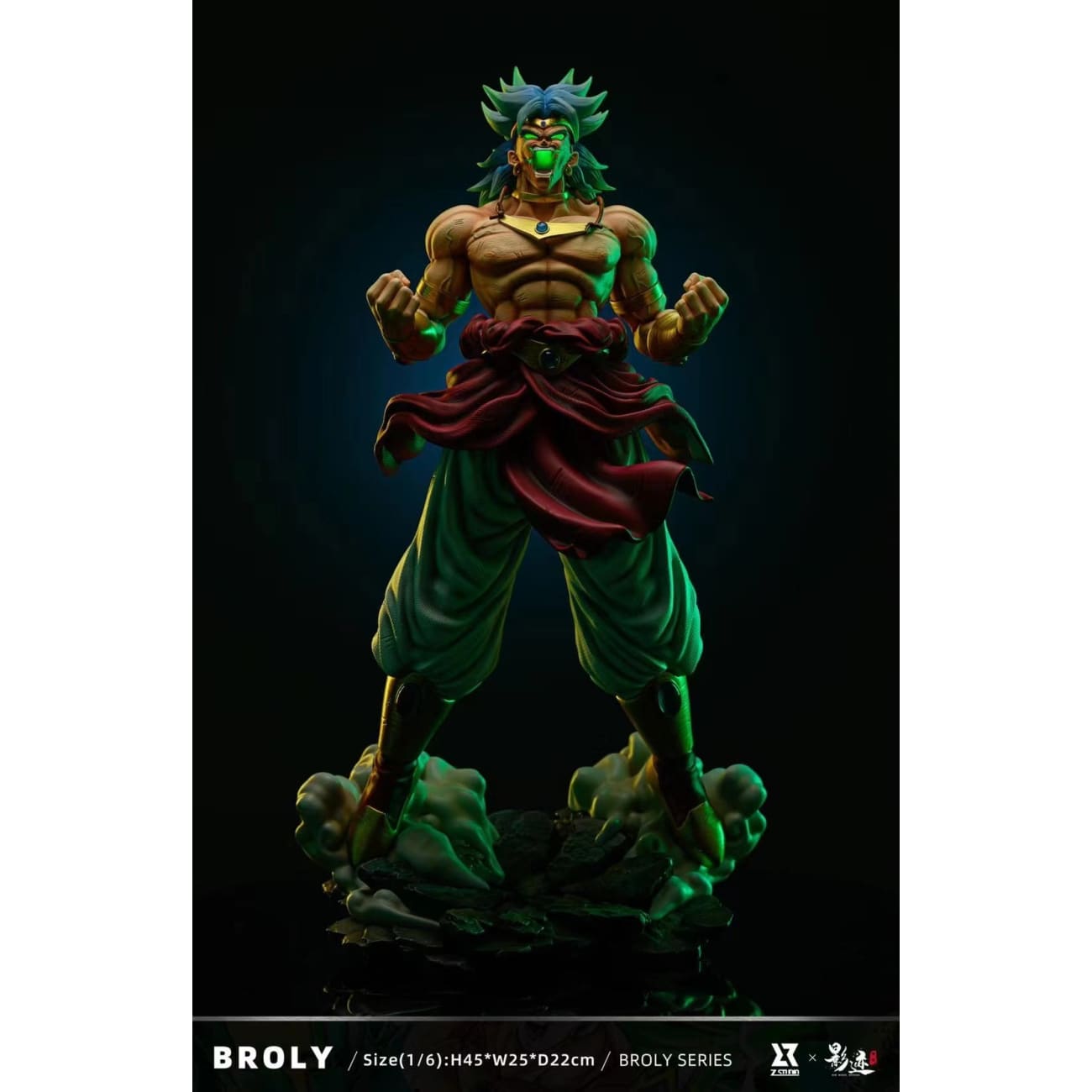 Z Studio x Dim Model Studios - Broly Super Saiyan A-type [Mysterious Blue / Purple Of Evil Spirits]