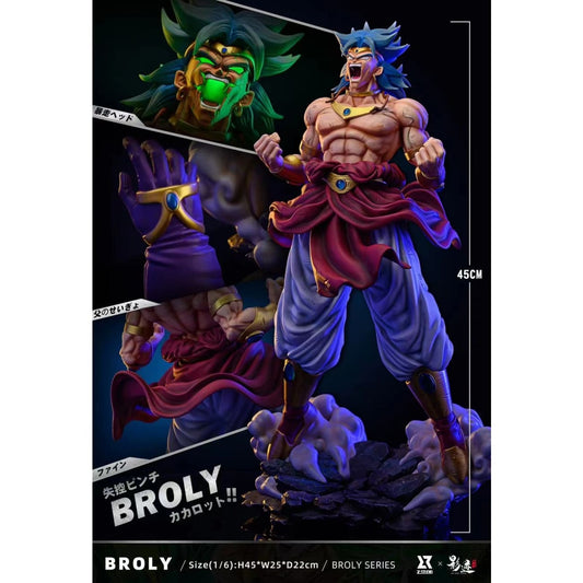 Z Studio x Dim Model Studios - Broly Super Saiyan A-type [Mysterious Blue / Purple Of Evil Spirits]