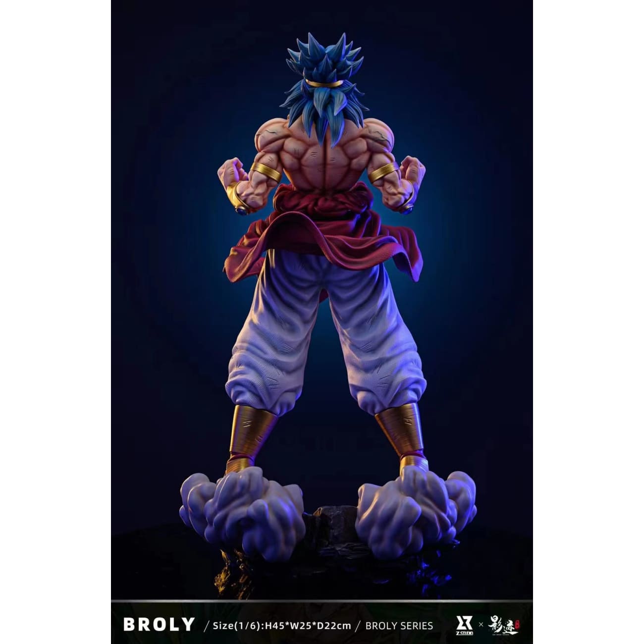Z Studio x Dim Model Studios - Broly Super Saiyan A-type [Mysterious Blue / Purple Of Evil Spirits]